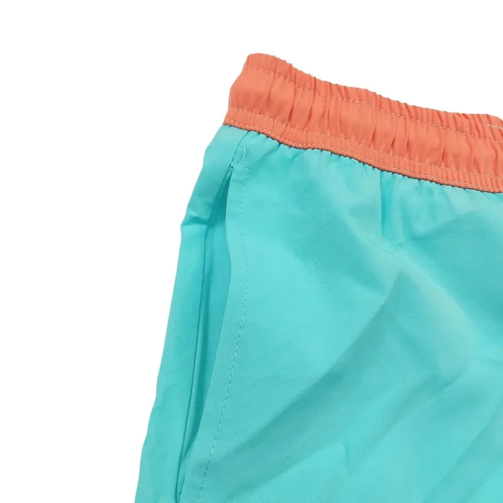 Public Record Shorts Mens Large Green Swim Trunks Unlined Athletic Beach Outdoor